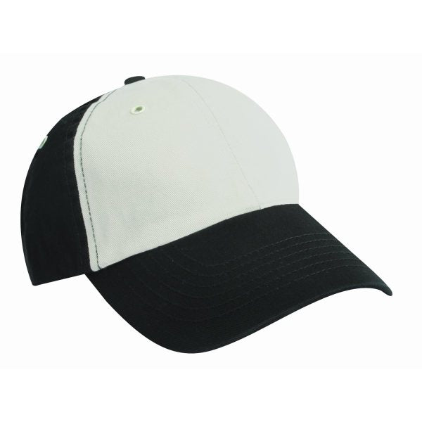 8311 UNCONSTRUCTED TWO-TONE CAP - Budget Promotion
