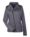 North End Ladies' Amplify Mélange Fleece Jacket - NE704W - Budget Promotion